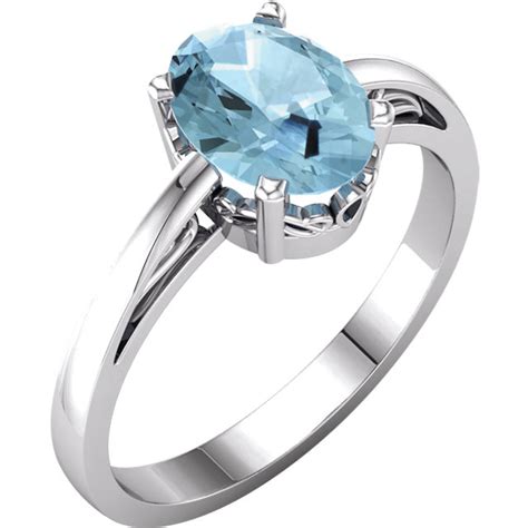 genuine blue topaz ring